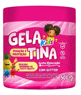 Gota Dourada Gelatina Capilar Kids Tutti-Fruti 500gr        