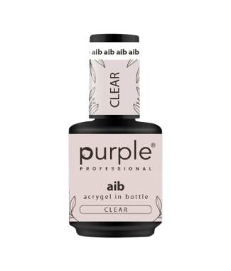 Purple Acrygel Aib Clear 15ml                               