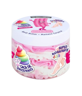 The Fruit Company Manteiga Corporal Chiclete Morango 250gr  