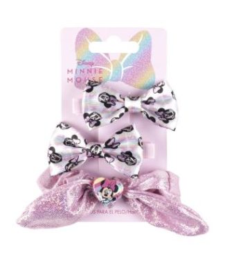 Minnie Acessórios de Cabelo Laço 3Pcs