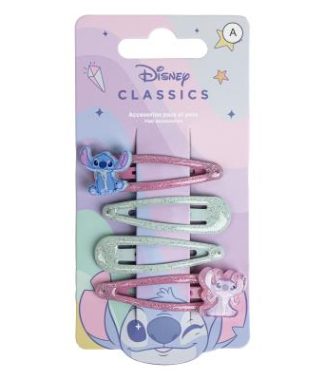 Stitch Acessórios de Cabelo Pinça 4Pcs