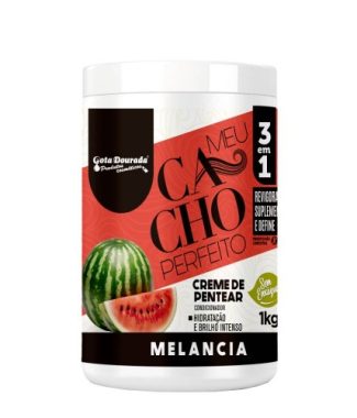 Gota Dourada Creme Pentear Meu Cacho Perfeito Melancia 1kg  