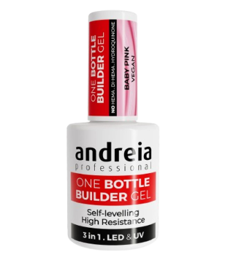 Andreia One Bottle Builder Gel - Baby Pink                  