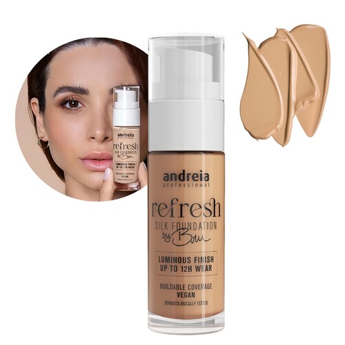 Andreia Creme Refresh Silk Foundation By Bru 04.1 30ml