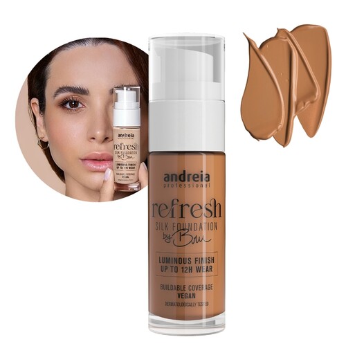 Andreia Creme Refresh Silk Foundation By Bru 06.2 30ml