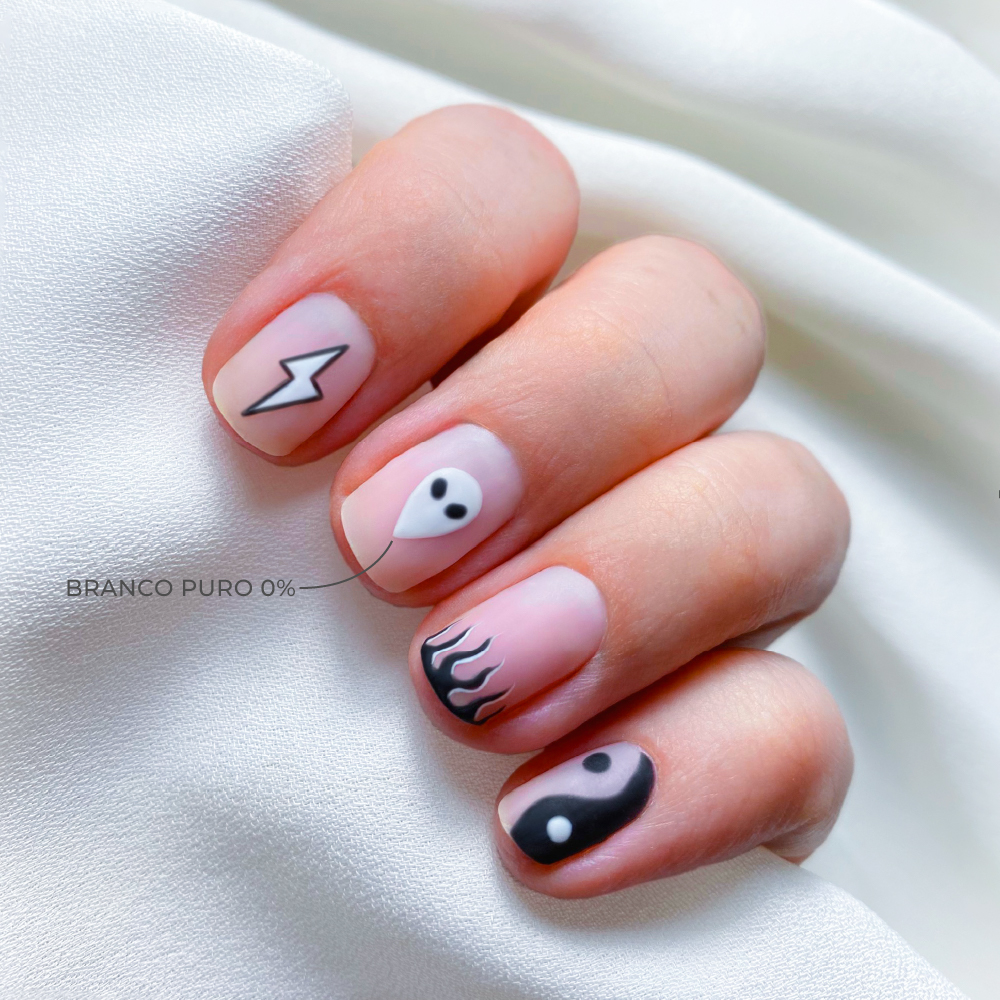 Inocos Verniz Gel Branco Puro 0% 15ml - Image 2