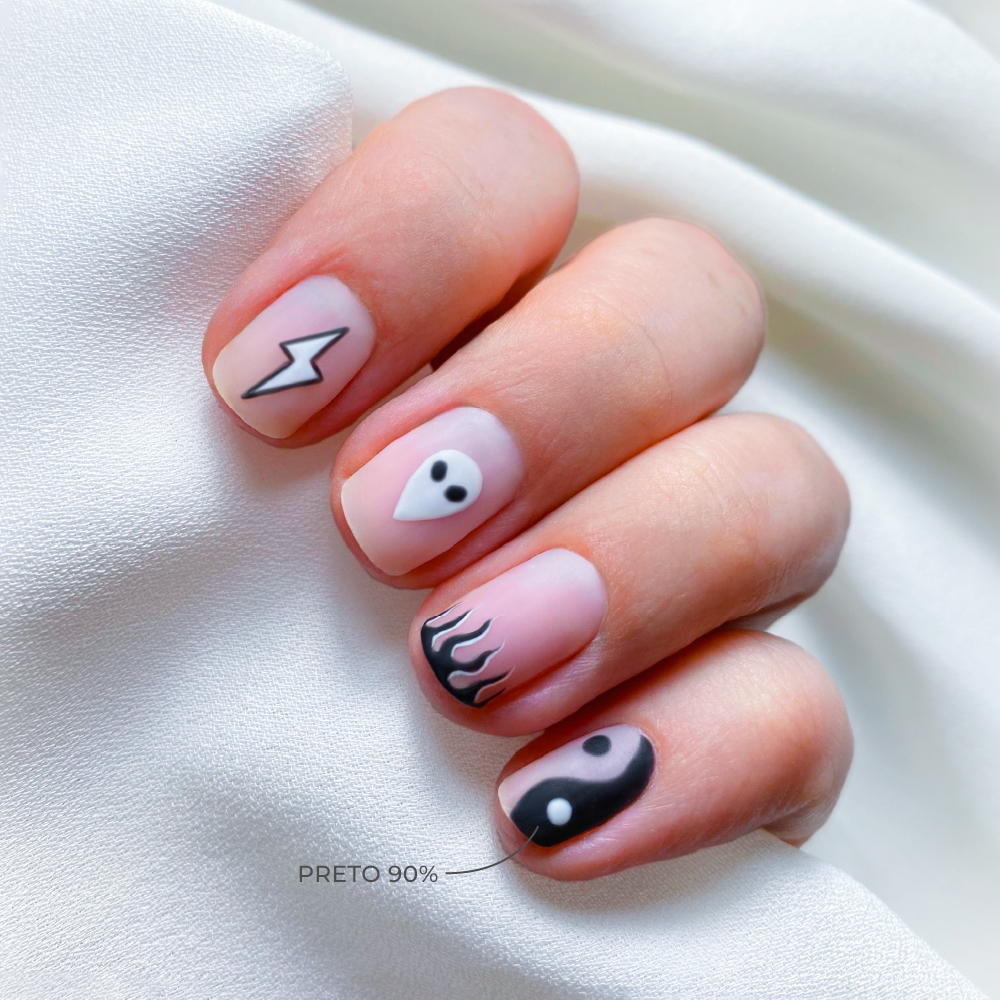 Inocos Verniz Gel Preto 90% 15ml - Image 2