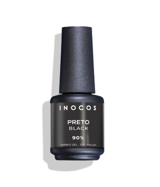 Inocos Verniz Gel Preto 90% 15ml