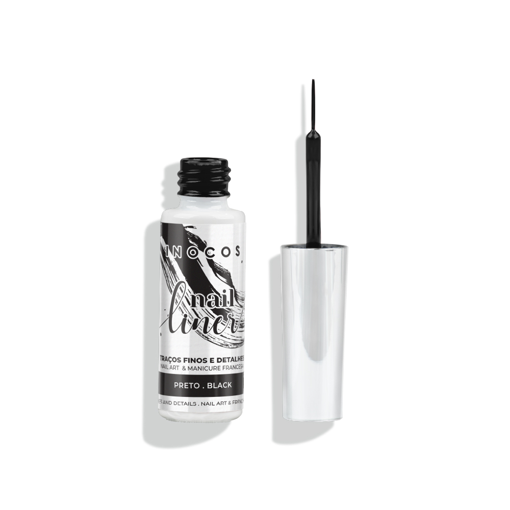 Inocos Nail Liner Preto 8ml