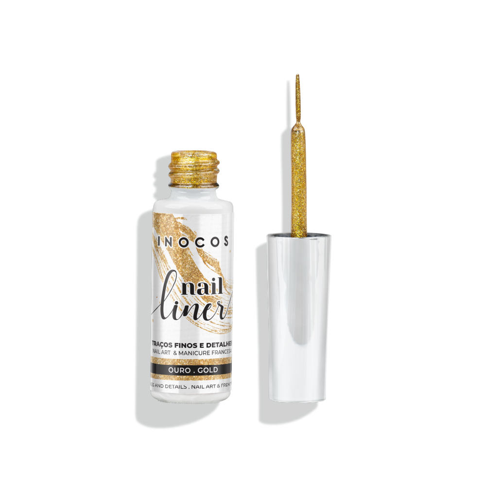 Inocos Nail Liner Ouro 8ml
