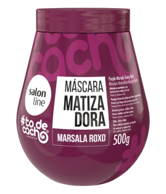 Salon Line Mascara Matizadora Marsala Roxo 500gr            