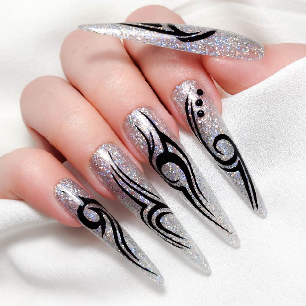 Inocos Verniz Gel Maria Estrela Prata Holográfico 15ml - Image 2