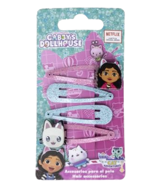GabbyS Dollhouse Acessórios de Cabelo Pinça 4Pcs            