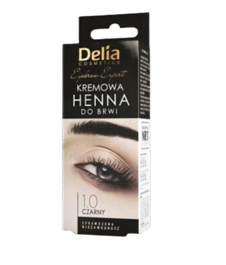 Delia Eyebrow Expert Henna Em Po 1.0 Czarny 4g              