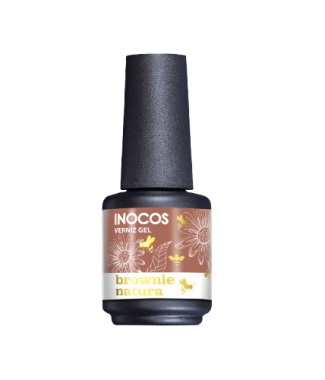 Inocos Verniz Gel Brownie Natura GP363 15ml                 