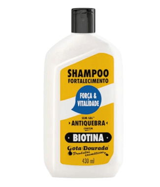Gota Dourada Shampoo Fort. Antiquebra C/Biotina 430ml       