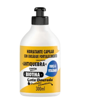Gota Dourada Creme Pentear Fort. Antiquebra C/Biotina 300ml 