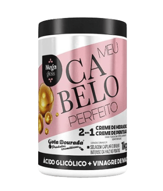 Gota Dourada Creme 2em1 Meu Cabelo Perf. Ácido Glicólico 1Kg