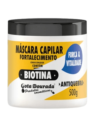 Gota Dourada Mascara Fort. Antiquebra C/Biotina 500gr       