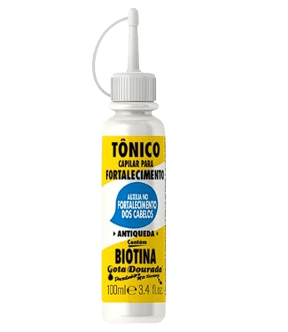 Gota Dourada Tonico Fortalecimento Antiqueda C/Biotina 100ml