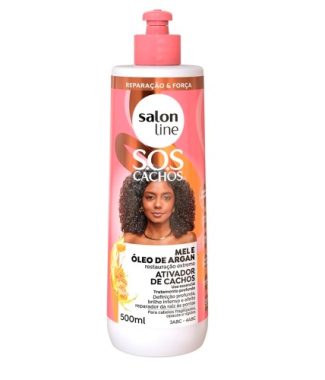 Salon Line Ativador de Cachos Mel Cachos Intensos 500ml     