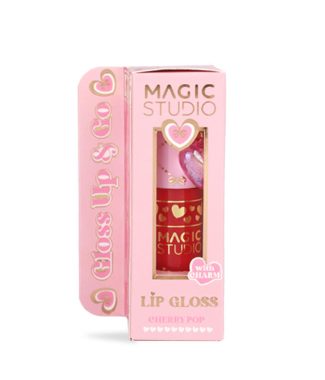 Magic Studio Coquette Juicy Lip Gloss Charm Cherry Pop      