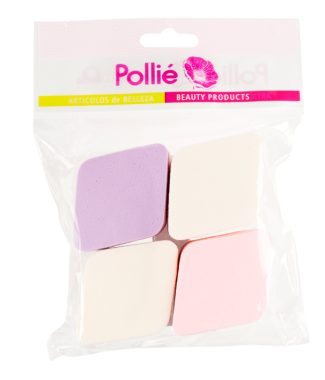 Pollie Kit de Esponjas Maquiagem 4un Ref.02672              