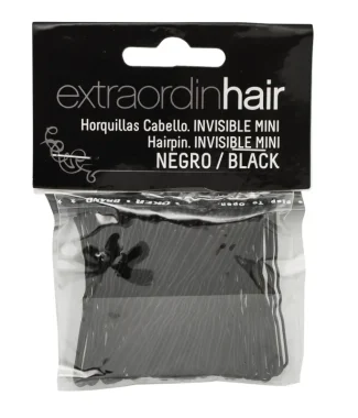 Extraordinhair Gancho Invisivel Negro 100un                 
