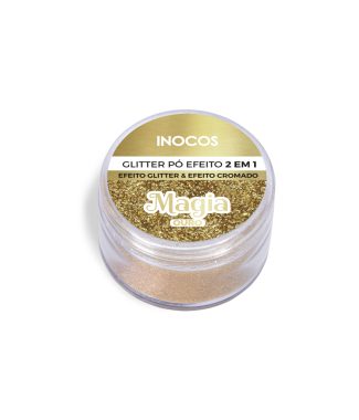 Inocos Pó Glitter Magia Ouro 3gr                            