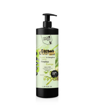 Real Natura Creme Pentear Cachos Crush Bambu e Gengibre 1Lt 