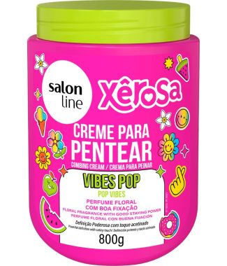 Salon Line Creme Pentear Xêrosa Vibes Pop 800gr             