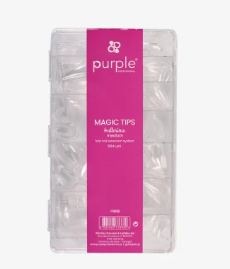 Purple Magic Ballerina Medium Tips 504un                    