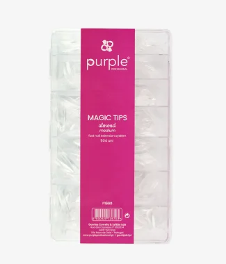 Purple Magic Almond Medium Tips 504un                       