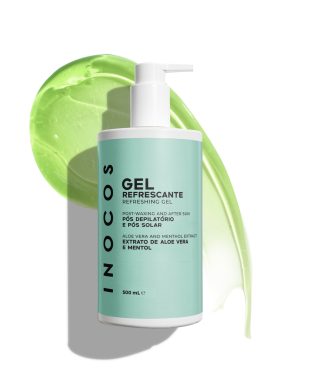 Inocos Gel Refrescante Pos Depilatorio e Pos Solar 500ml    