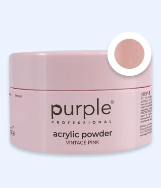 Purple Acrylic Powder Vintage Pink 80gr                     