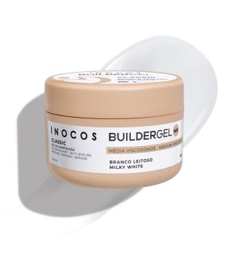 Inocos Builder Gel Medium Classic Branco Leitoso 50gr